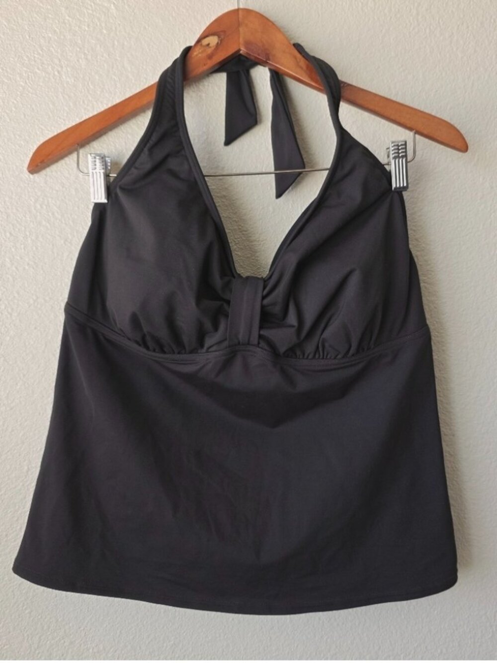 Halter Chocolate Brown Tankini